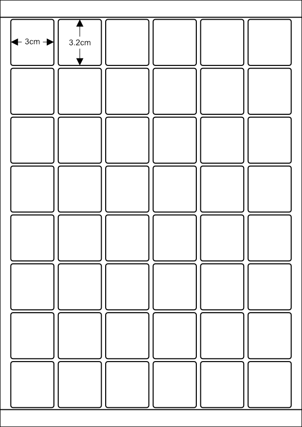 특수사이즈 청구기호 라벨용지-48칸