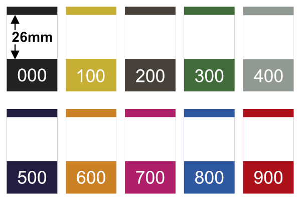 색띠라벨(아트지) C3050006