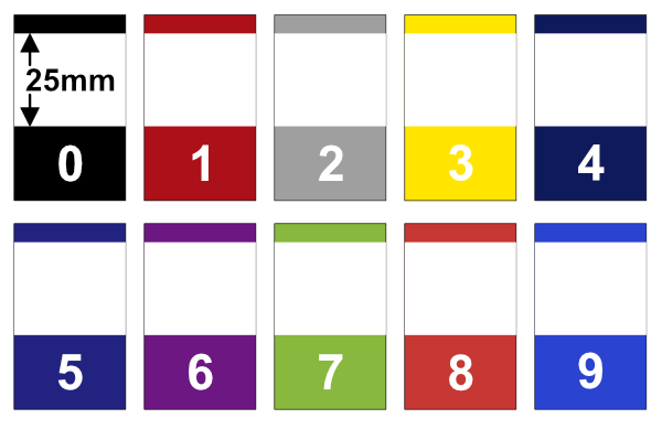 색띠라벨(아트지) C3050205