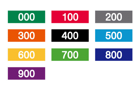 색띠라벨(PVC)