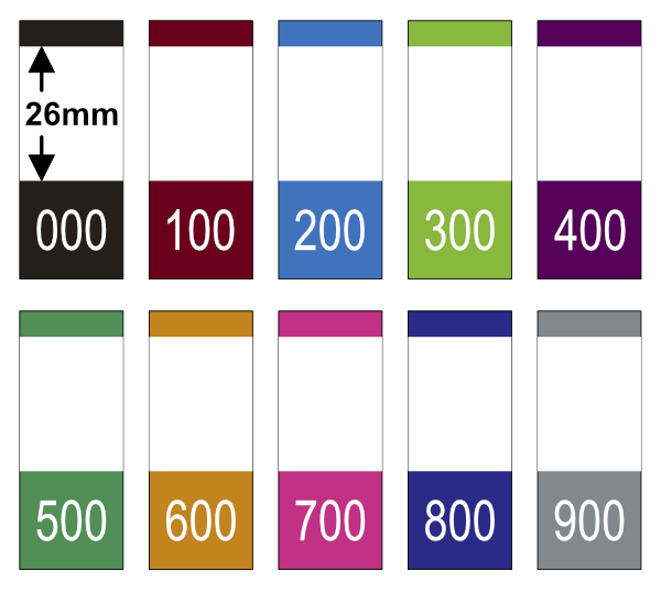 색띠라벨P(아트지) C2050401