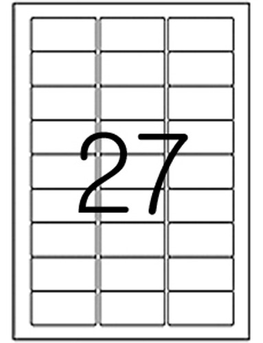 라벨용지 27칸 / 3X9