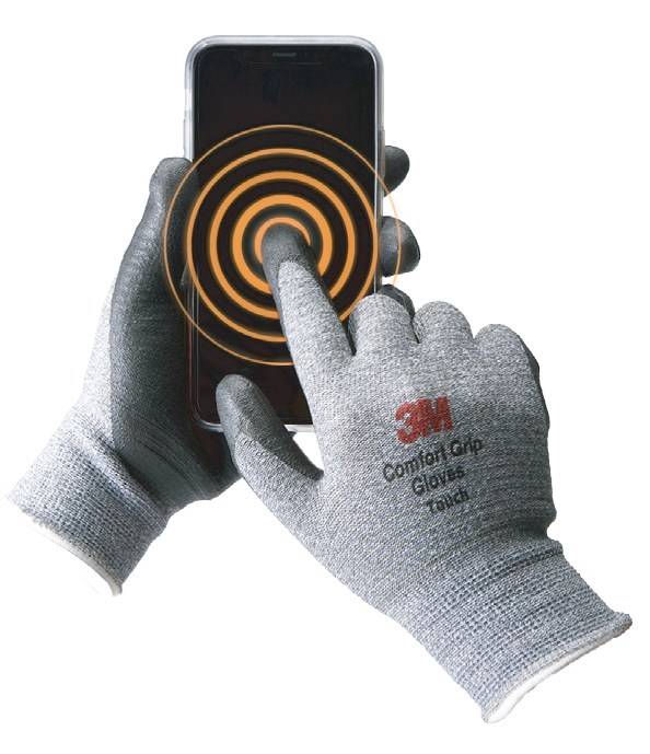 3M 컴포트 그립 장갑 - 터치 (S , M , L)