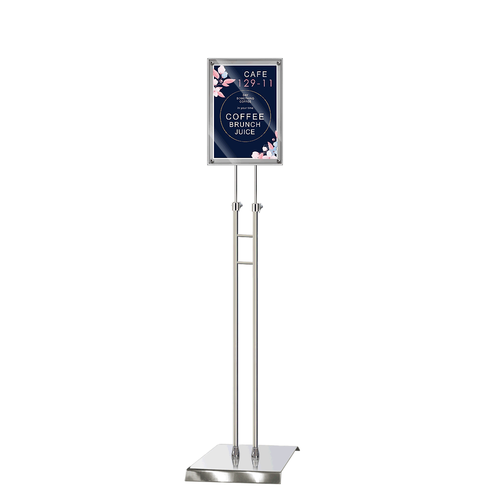 A3 고급-자석부착식/ 슬림폴 사각크롬베이스