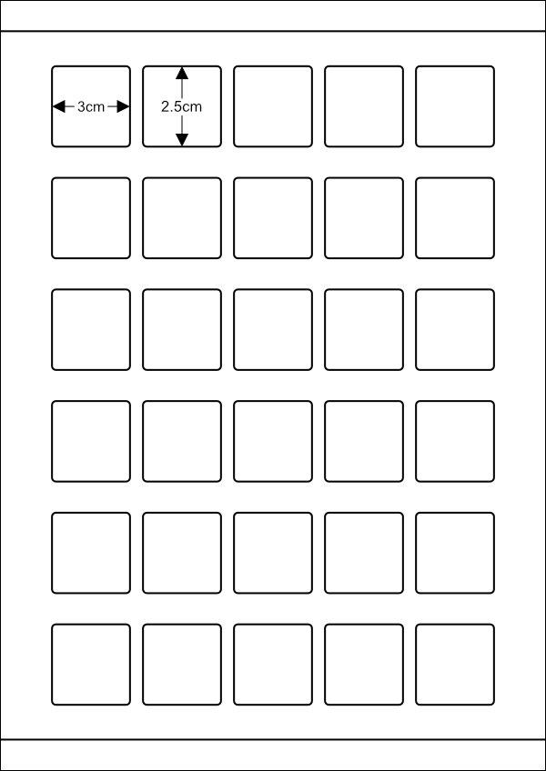 청구기호라벨40칸(3X2.5cm)